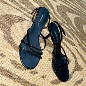 Bruno Magli strappy black sandals size 8.5